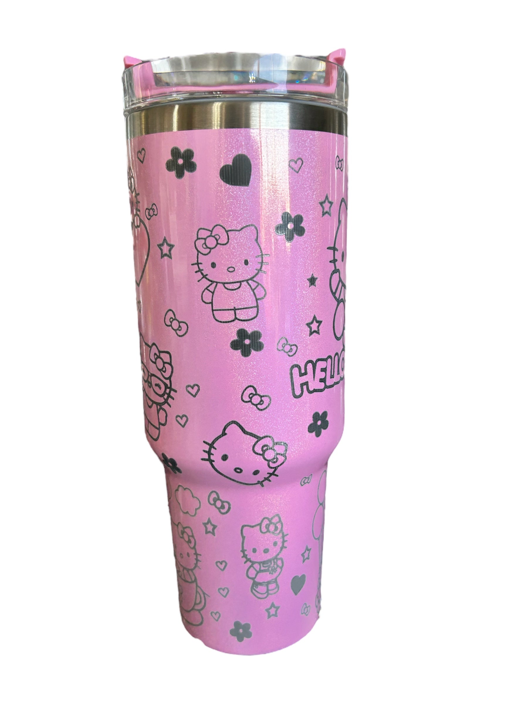 Hello Kitty  Laser Engraved 40oz tumbler