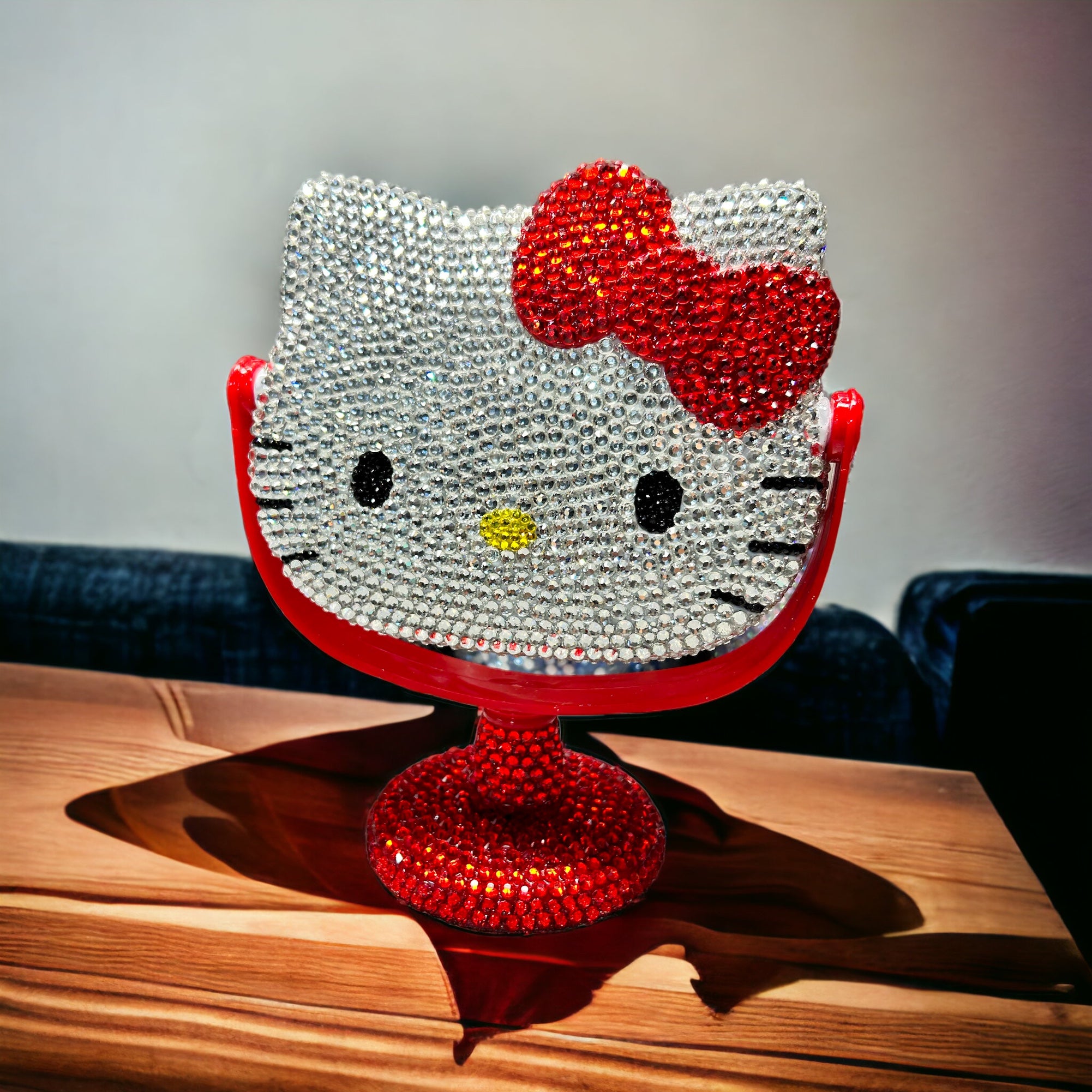 Hello Kitty Stand-up Rotating Cosmetic Vanity Makeup Mirror