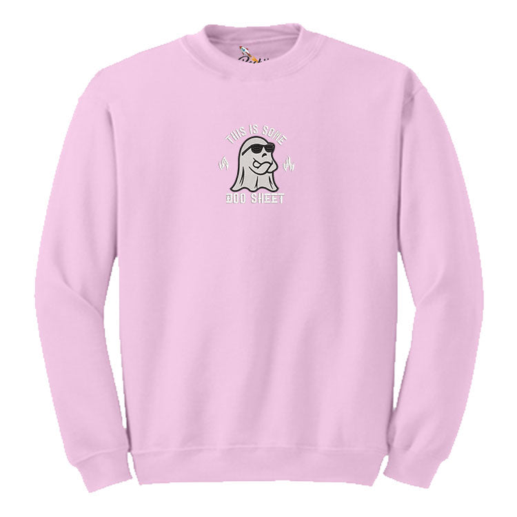 This Is Boo Sheet Embroidered  Sweatshirt