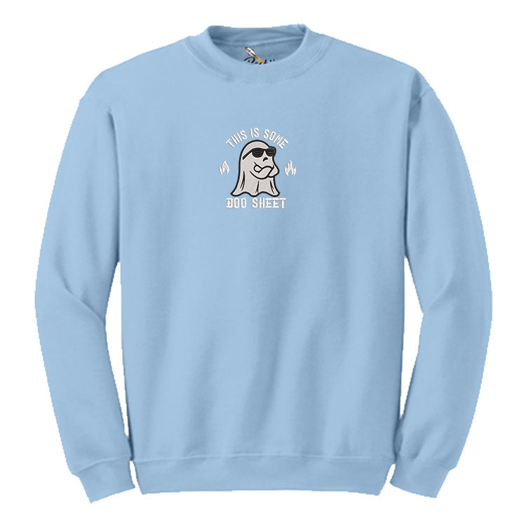 This Is Boo Sheet Embroidered  Sweatshirt