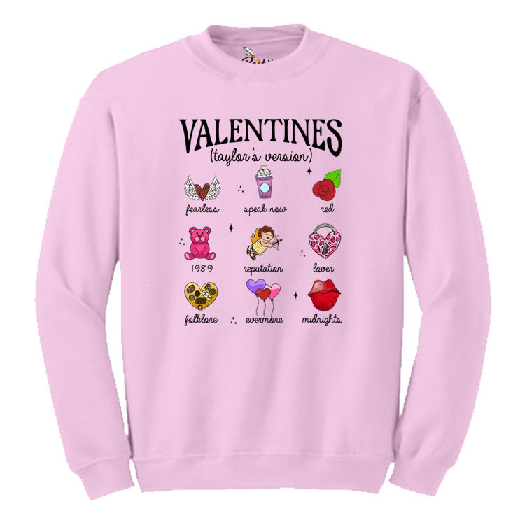 Valentine's Day Taylors Version Graphic Sweatshirt