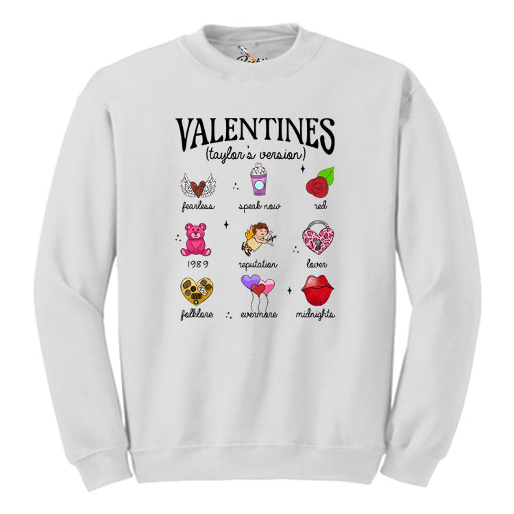 Valentine's Day Taylors Version Graphic Sweatshirt