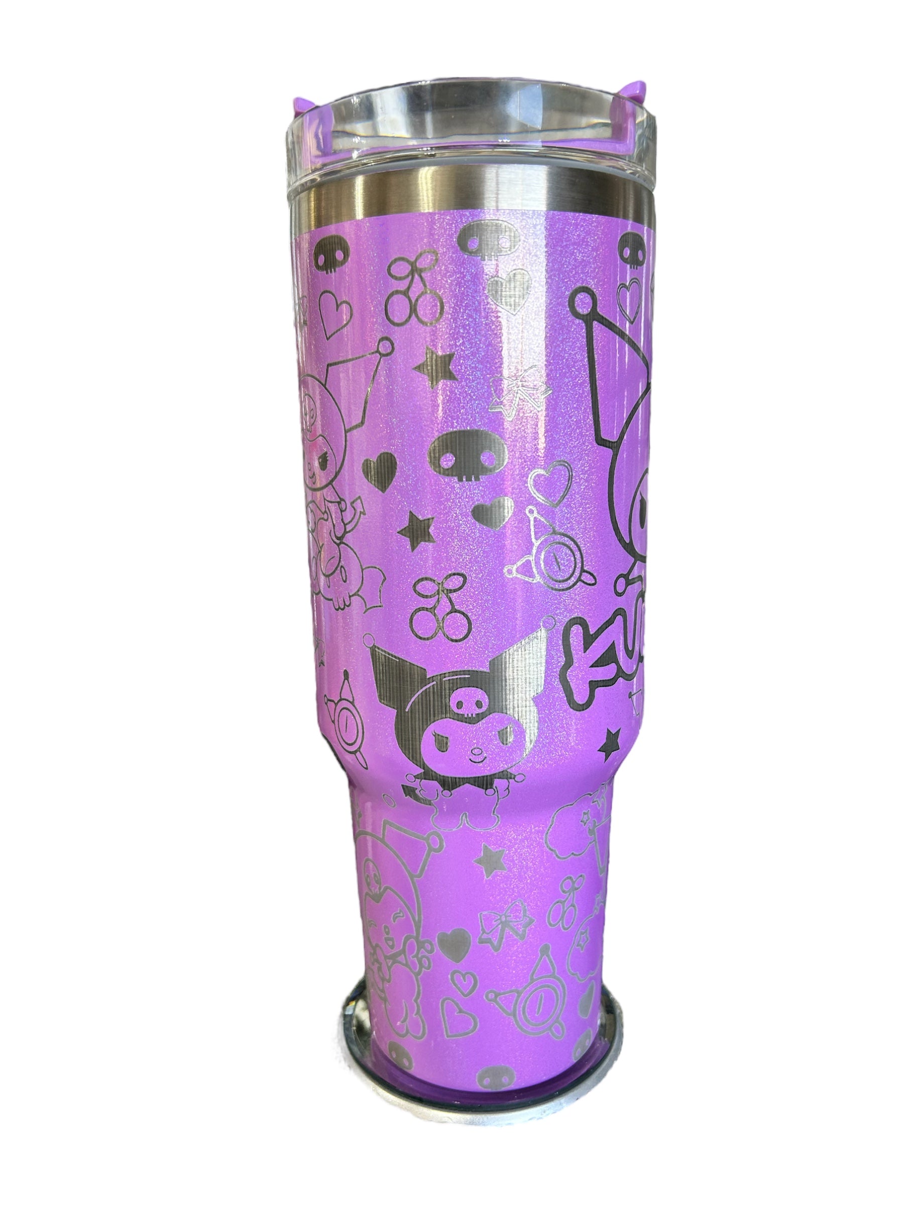 Kuromi  Laser Engraved 40oz tumbler