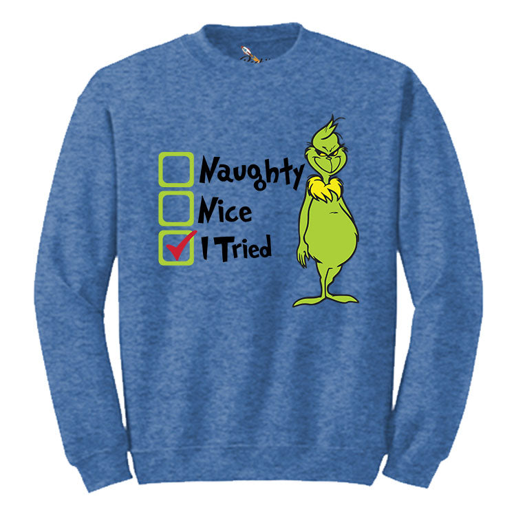 I Tried Grinch Sweatshirt