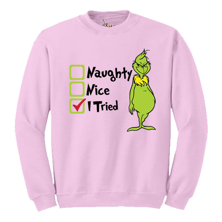 I Tried Grinch Sweatshirt