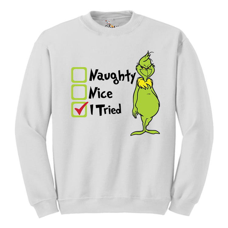 I Tried Grinch Sweatshirt