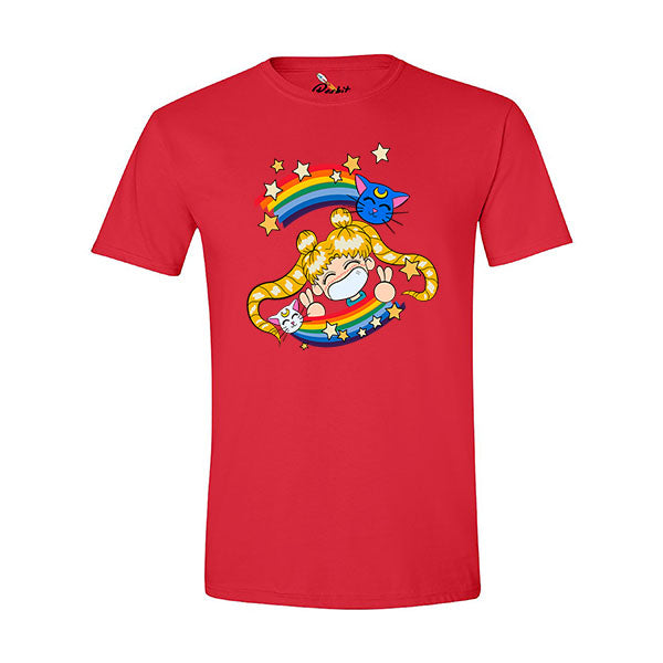 Sailor Moon Rainbow Graphic Tee