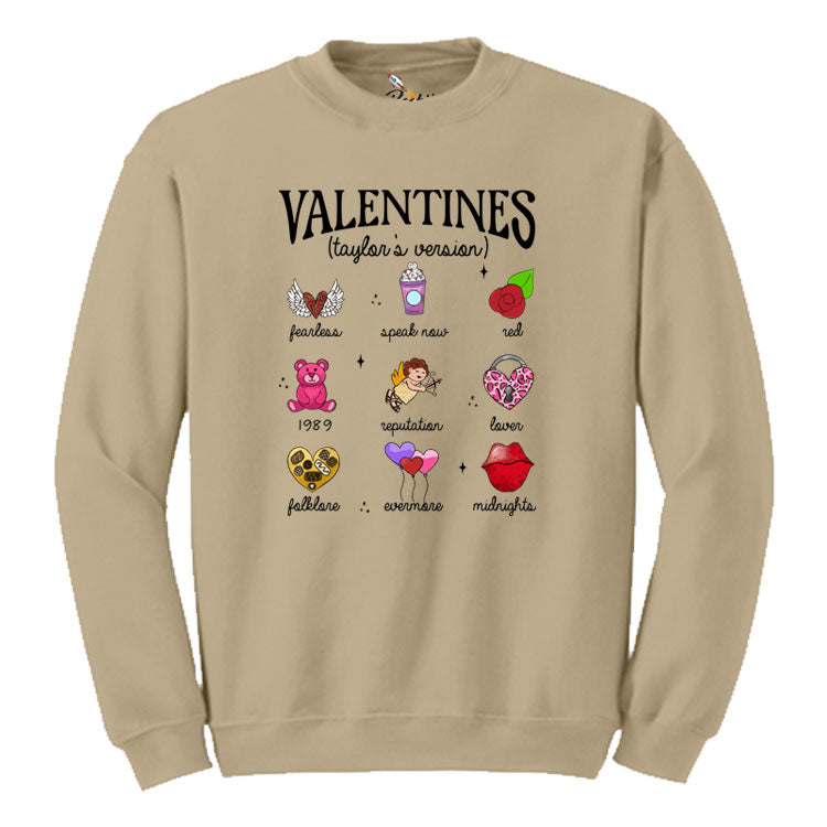 Valentine's Day Taylors Version Graphic Sweatshirt